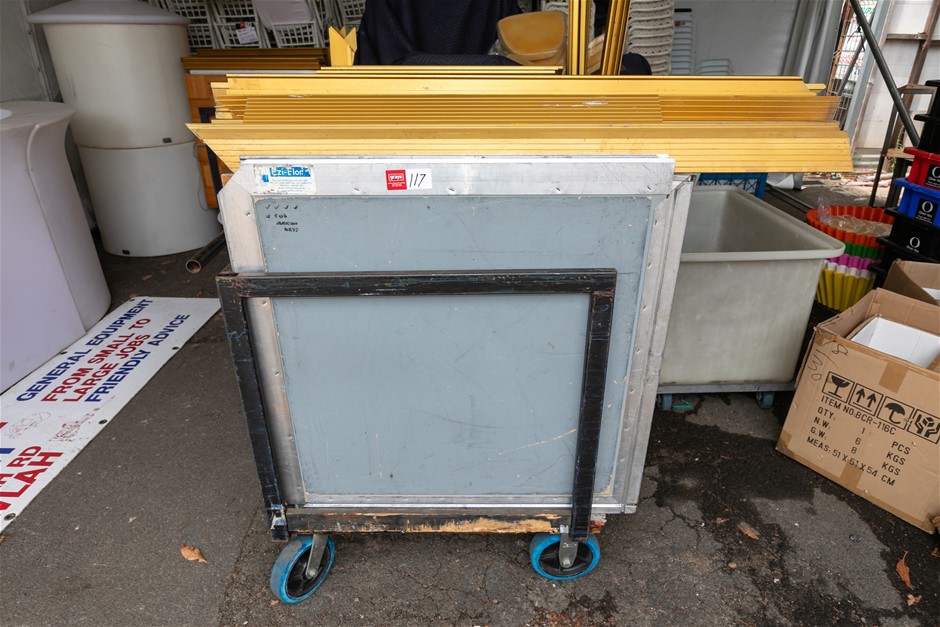 Parquetry Dance Floor Panels with Mobile Trolley