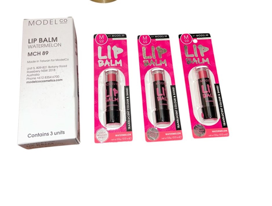 3x MODELCO Lip Balm - Watermelon