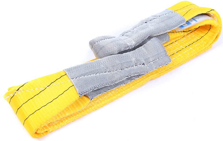 Flat Webb Lifting Sling, WLL 3000kg x 1M (With Test Cert). Buyers Note - D