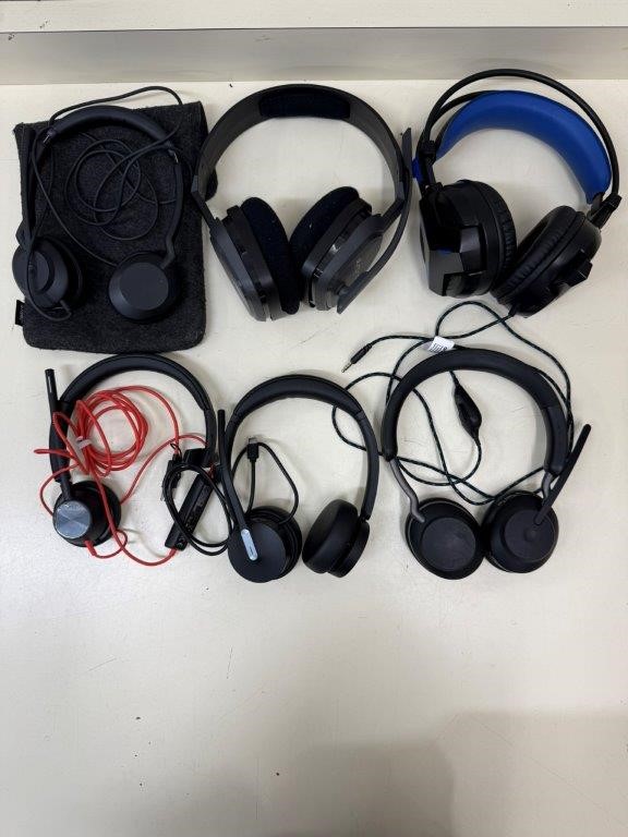 6 x Assorted Gaming Headsets including