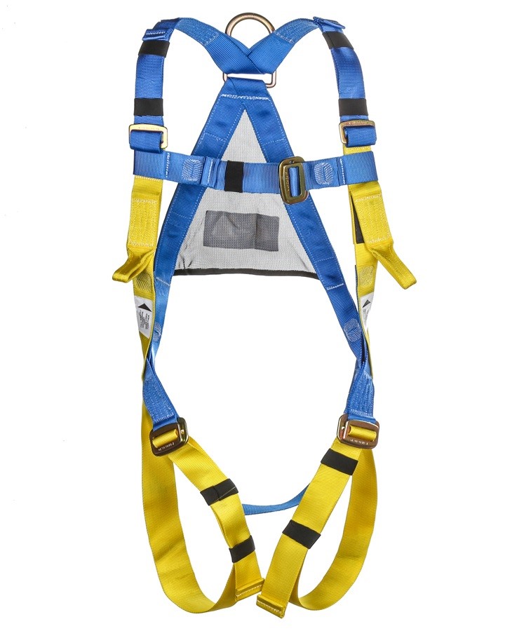 LIFT SAFE Full Body Safety Harness w/ 2 x Chest Attachment Loops, D-Ring, E