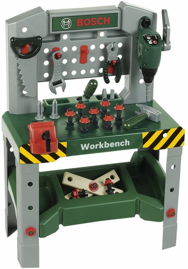 BOSCH Workbench Deluxe Role Play Toy, Height Adjustable.