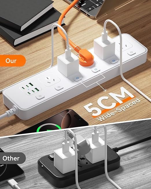 Mind Reader Desk Organizer, Metal mesh, Black with 5 compartments