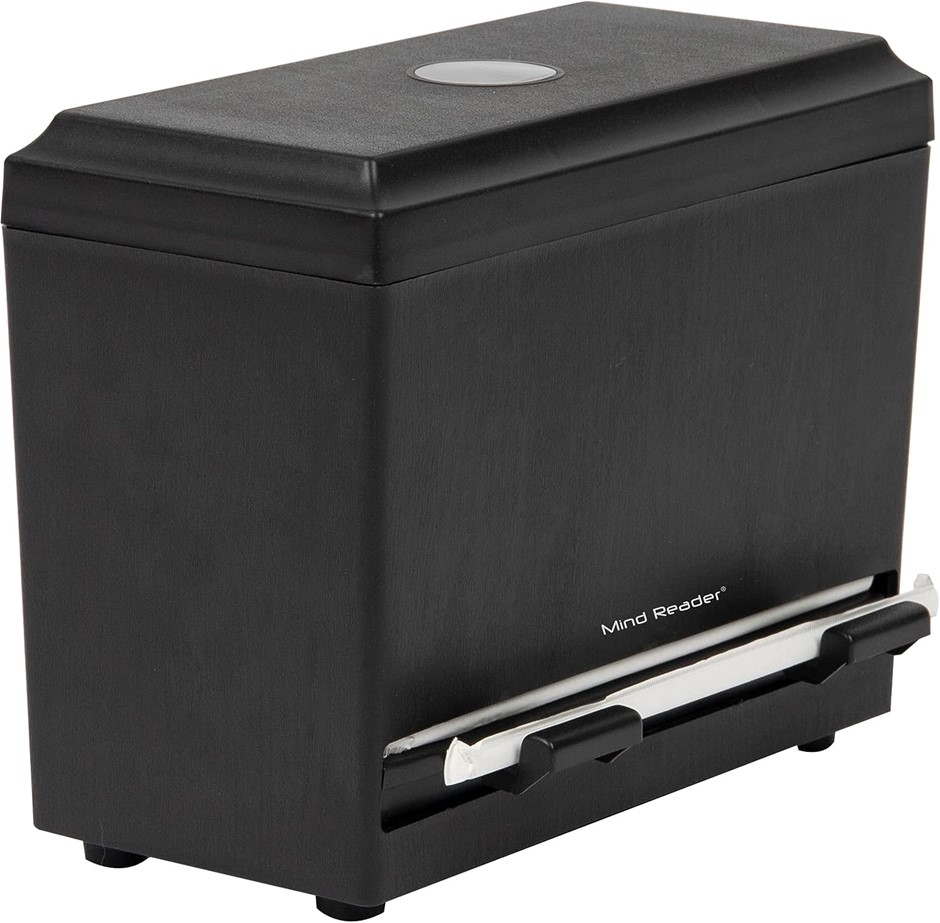 MIND READER Anchor Collection, One Touch Straw Dispenser, Countertop Organi