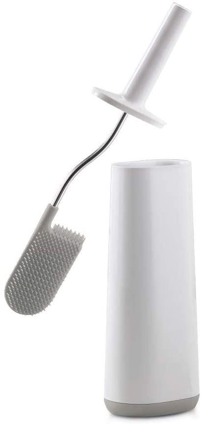 JOSEPH JOSEPH Flex Smart Toilet Brush, Grey/White.