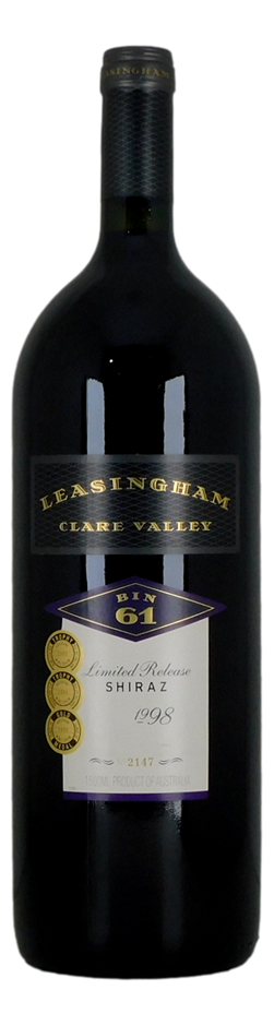Leasingham Bin 61 Shiraz 1998 (1x 1.5L), Clare Valley