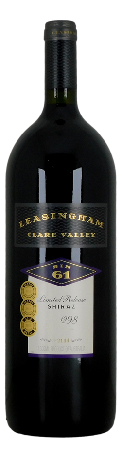 Leasingham Bin 61 Shiraz 1998 (1x 1.5L), Clare Valley