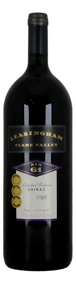 Leasingham Bin 61 Shiraz 1998 (1x 1.5L), Clare Valley