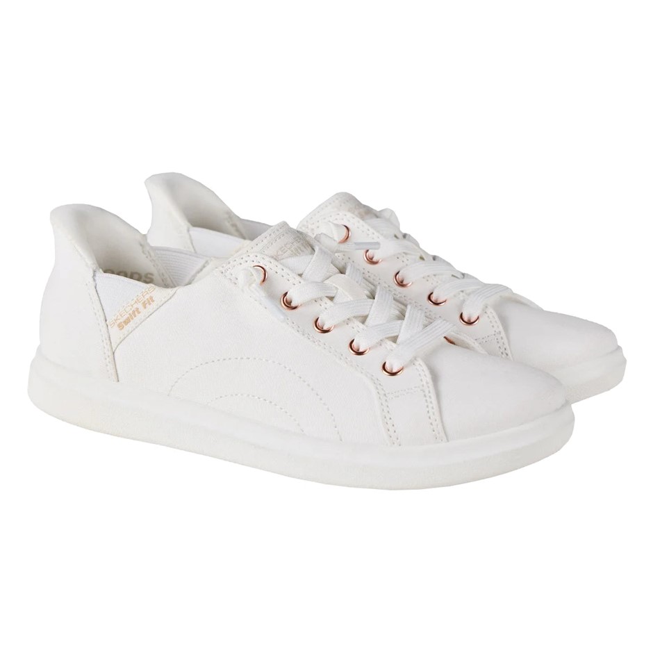SKECHERS Women's Bob's Swift Fit Shoes, Size US9, White (WHT), 179228CS. NB
