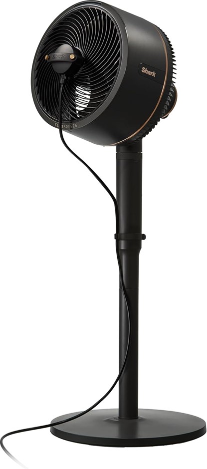 SHARK Flex Breeze Fan with Misting Attachment, Grey. NB: Used.