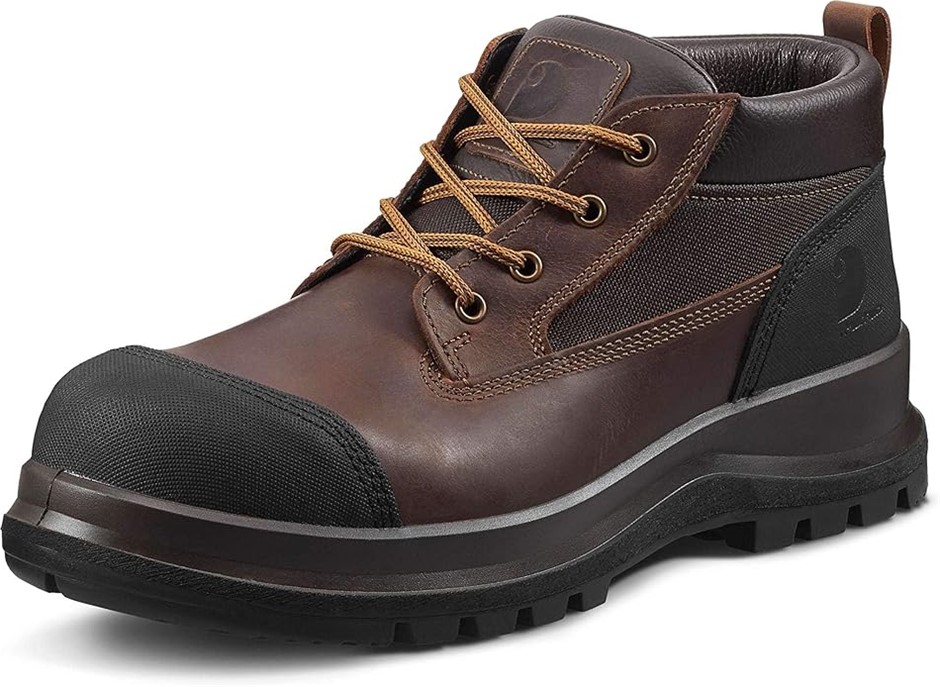 CARHARTT Men's Detroit Rugged Flex S3 Chukka Lace Up Safety Boot, Dark Bro