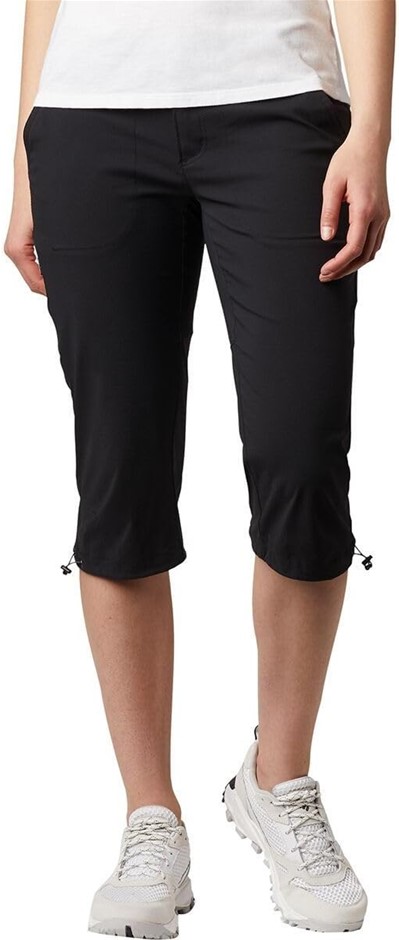COLUMBIA Women's Saturday Trail II Knee Pants, Black, Size 10