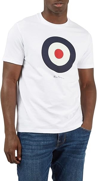 BEN SHERMAN Mens White Short Sleeve T-Shirt, XL