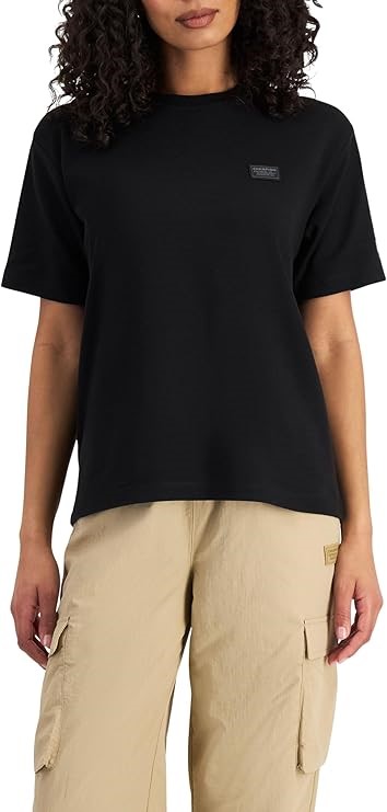 CHAMPION Women's Rochester Base Oversized Tee, Black, X-Large