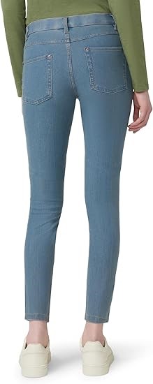 HUE Womens Essential Denim Leggings, Stone Acid Wash, Siz 1X - 05