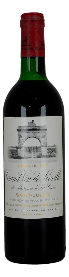 Chateau Leoville-Las Cases 1983 (1x 750mL), Bordeaux.