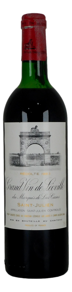 Chateau Leoville-Las Cases 1983 (1x 750mL), Bordeaux.
