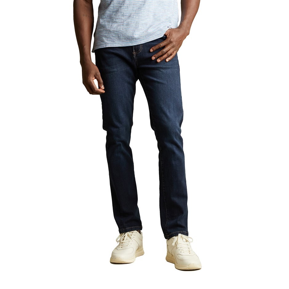 ENGLISH LAUNDRY Men's Harrow Straight Jeans, Size 30x30, 98% Cotton, Dark I