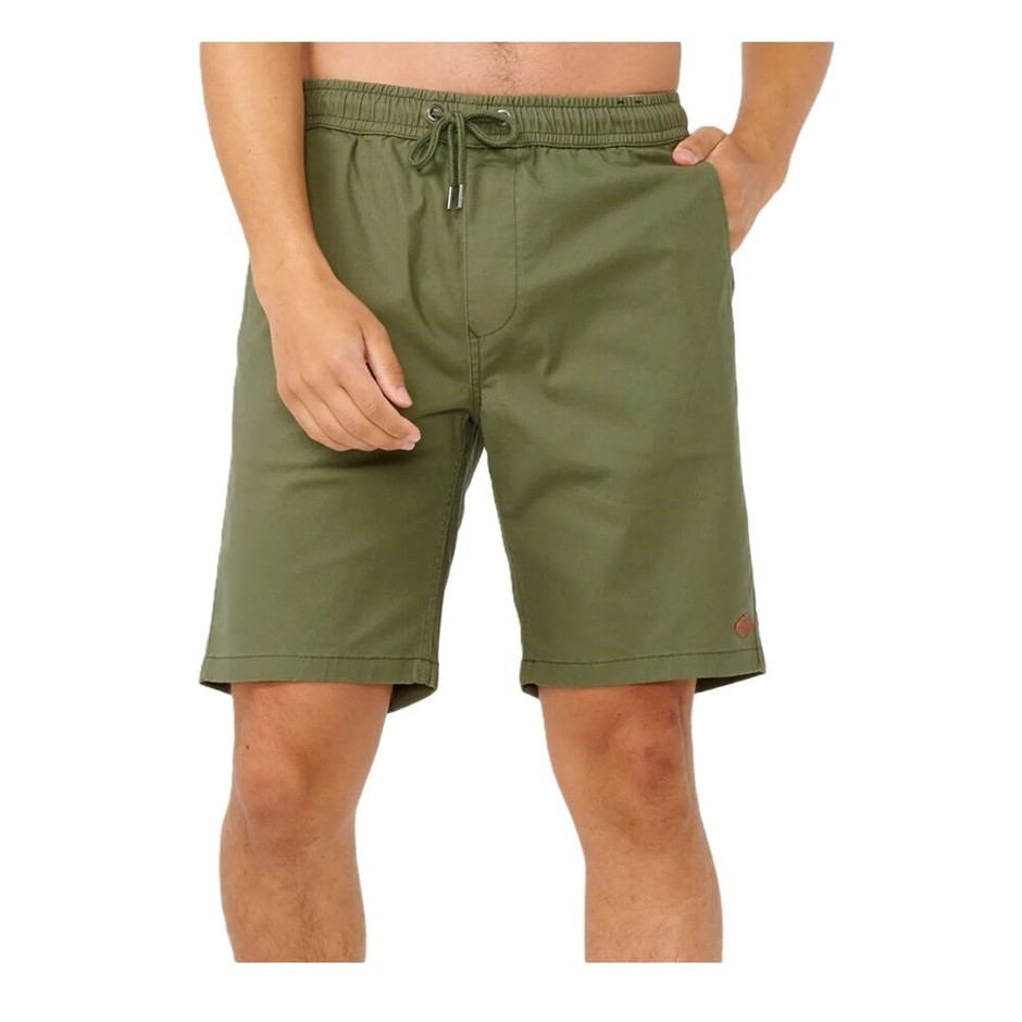 RIP CURL Men's Classic Surf 20" Cargo Boardwalk Shorts - Dark Olive, Size 3