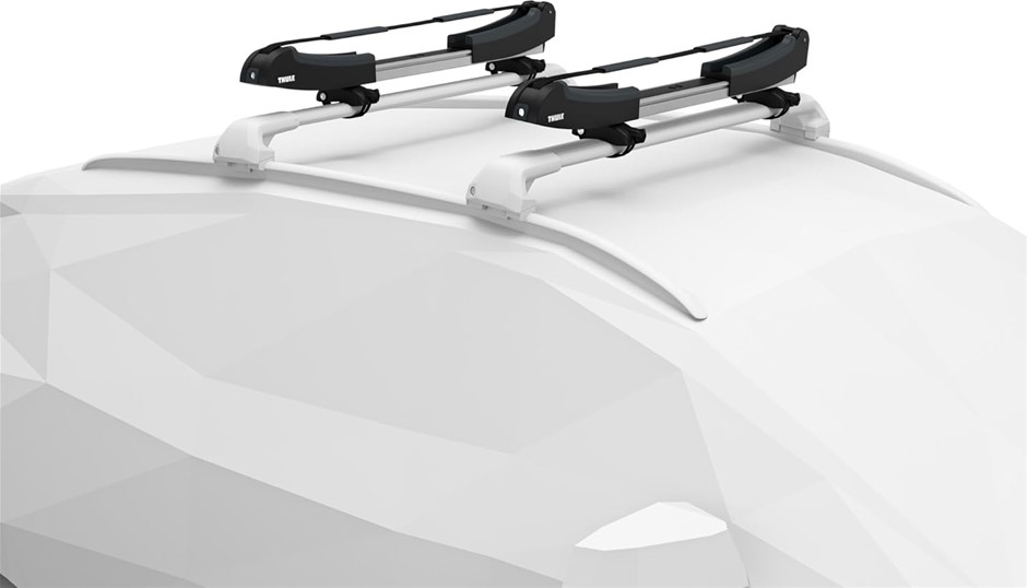 Pair of THULE SUP Taxi XT Paddleboard Carrier, Grey. Model 810001.