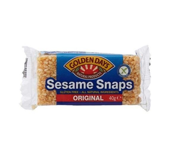 55 x GOLDEN DAYS Sesame Snaps, Original, 40g.