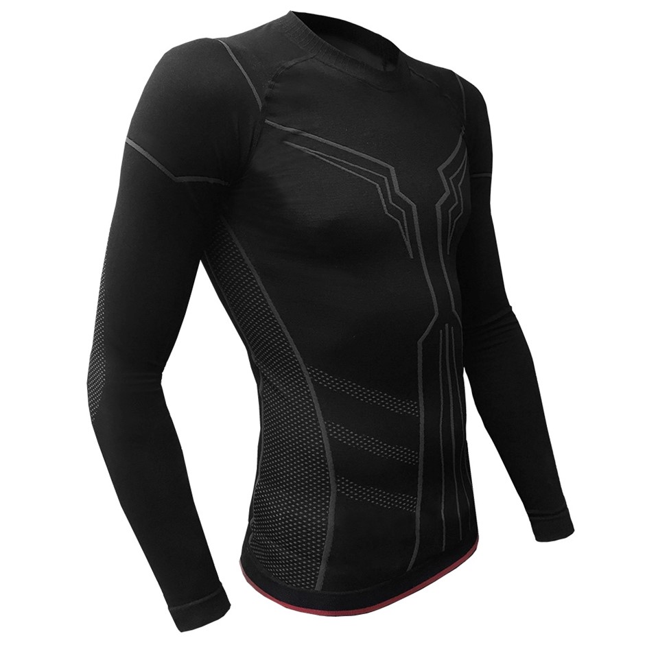 FUNKIER Merano Seamless L/S Base Layer Top, Size S-M, Black. Buyers Note -