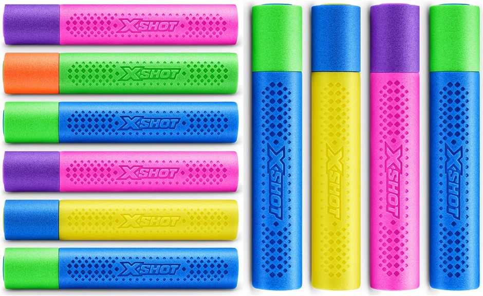 10 x ZURU XShot Water Warfare Foam Blaster Assorted
