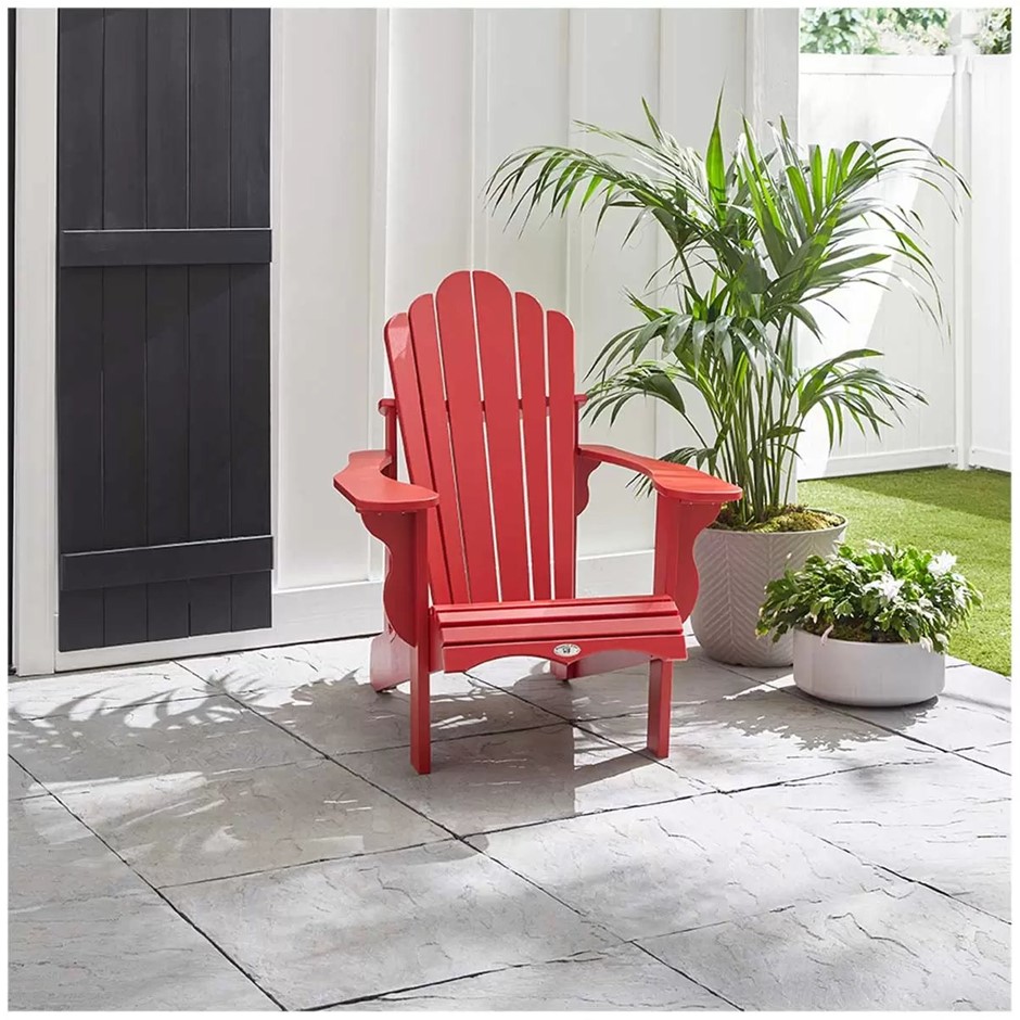 LEISURE Line Adirondack Chair Red