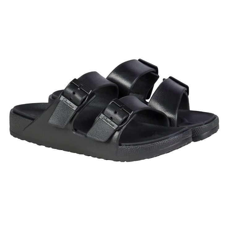 SKECHERS Women's Foamies Eva Sandals, Size US7, Black (BBK), 179301CS. Buy