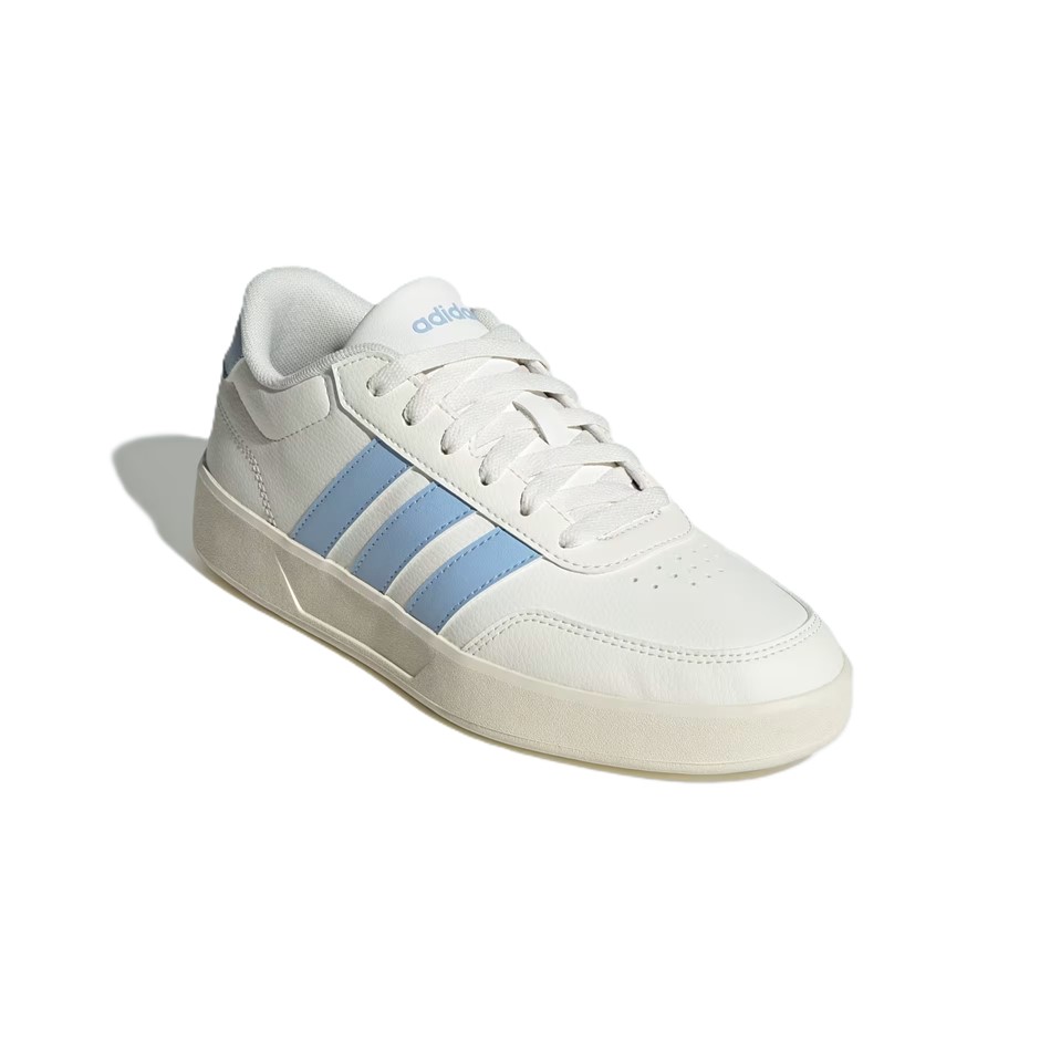 ADIDAS Women's Breaknet 3.0 Shoes, Size US9.5, CoreWhite/GlowBlue/OffWhite,