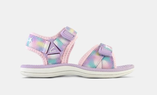 Clarks Girl's Fern Sandal, Lilac, 13.5