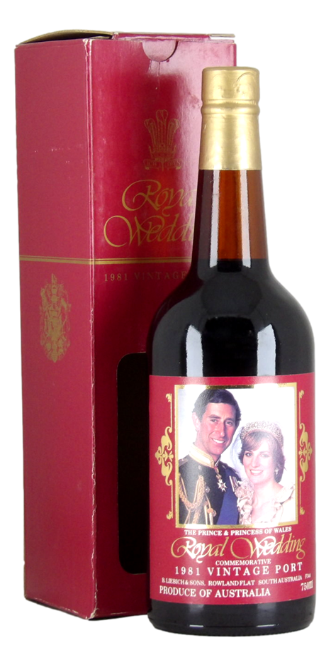 B. Liebider & Sons Prince Charles & Diana Wedding 1981 Port (1x 750mL), SA