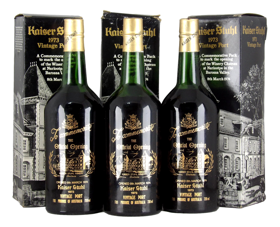 Kaiser Stuhl Vintage Port 1973 (3x 738mL), SA