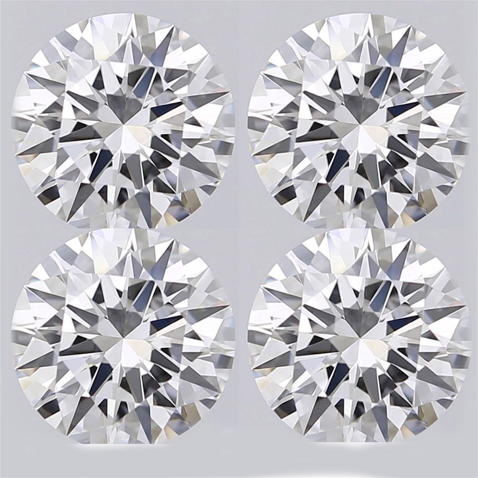 0.070ct (4pcs) Natural Diamond G VS