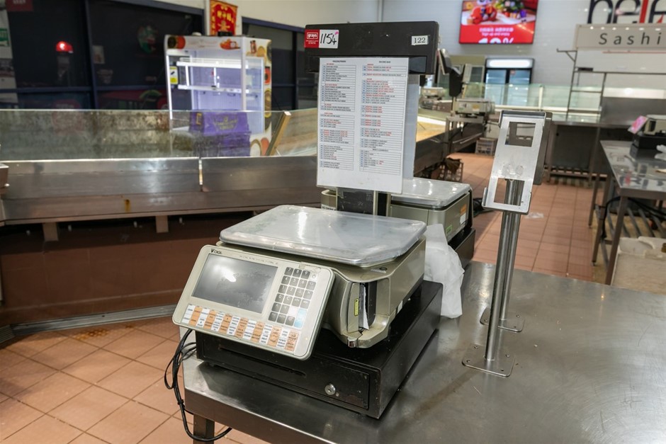 Wedderburn SM-5500P P.O.S Digital Printing Platform Scales (Commercial)