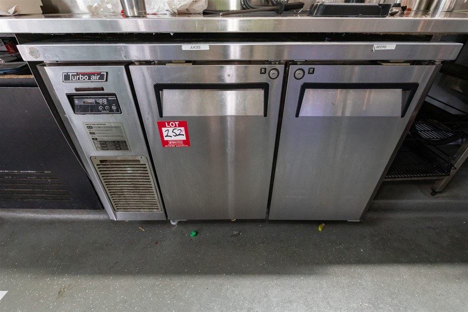 Turbo Air KUR-12-2 2 Door Under Bench Refrigerator (Commercial)