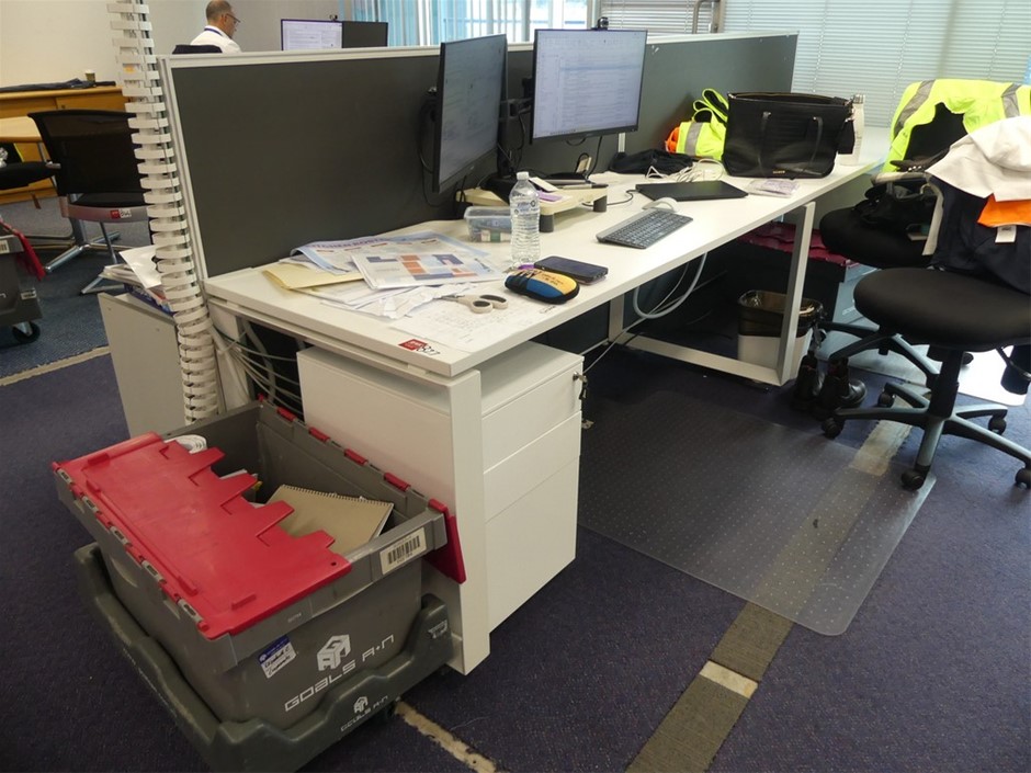 Office 2 Station Work Centre (Single Sided)