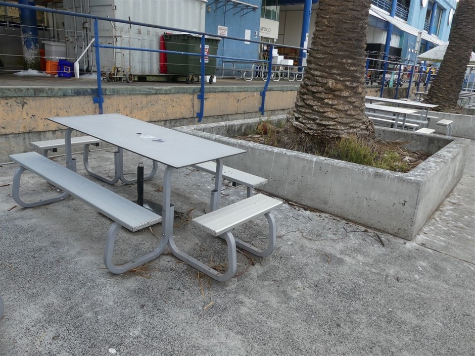 Alfresco Table And Bench Setting (Qty 3)