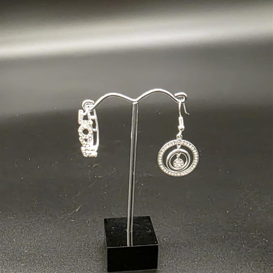 Designer Mismatched Earrings as pictured & described