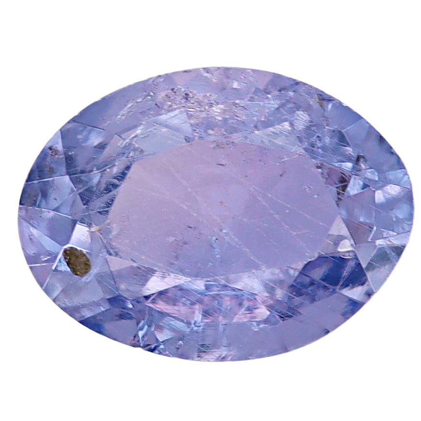 1.55 Carats Violetish Blue Sapphire