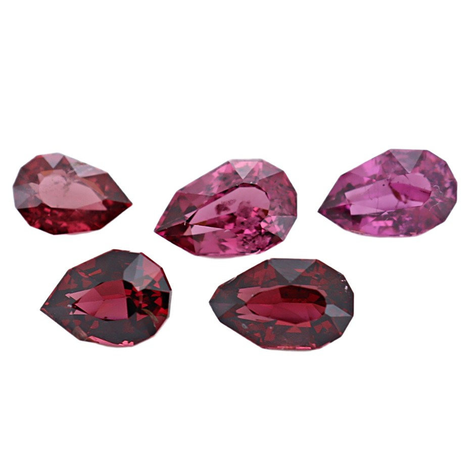 9.05 Carats Pinkish Red Rhodolite Garnet