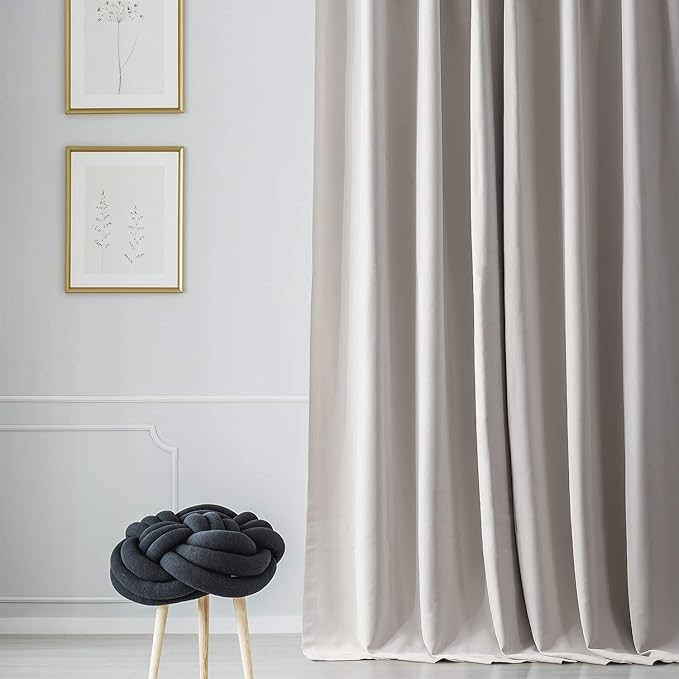 BOCH-171113-96 Blackout Curtain, Smokey Cream, 50 x 96