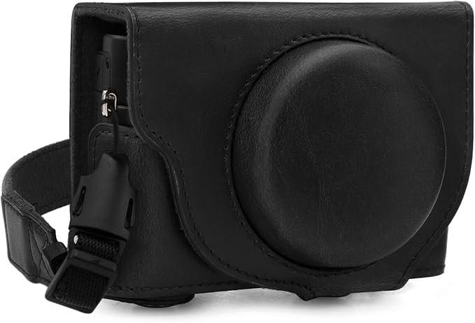MegaGear Ever Ready Leather Camera Case Compatible with Sony Cyber-Shot DSC