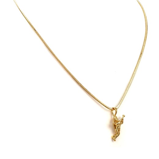 Stunning 18ct Yellow Gold Plated Cherub Pendant