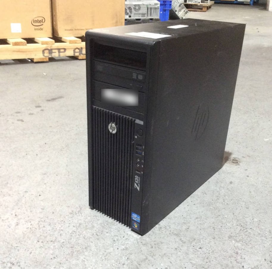 hp z420 Tower Workstation with Liquid CPU Cooler 2GBRAM NO HDD Desktop