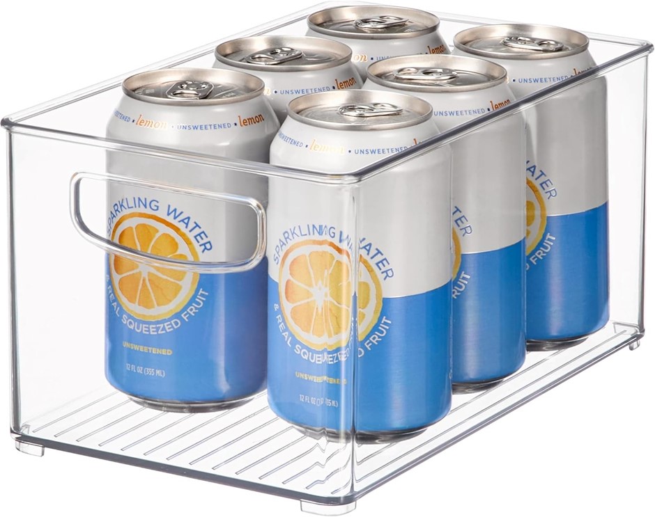 INTERDESIGN Home Kitchen Organizer Bin for Pantry, Refrigerator, Freezer &