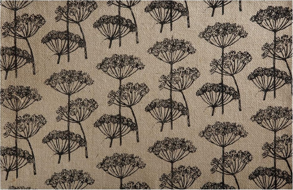 MAXWELL & WILLIAMS Table Accents Burlap Placemat, 45x30cm, Black.