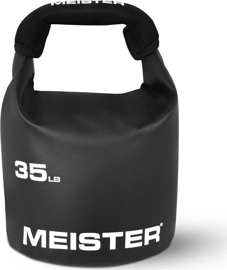 MEISTER Beast Portable Sand Kettlebell, Soft Sandbag Weight, 35lb/15.9kg, B