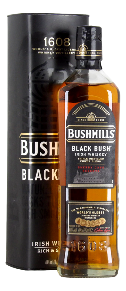 Bushmills Black Bush Irish Whisky (1x 700mL), Ireland.