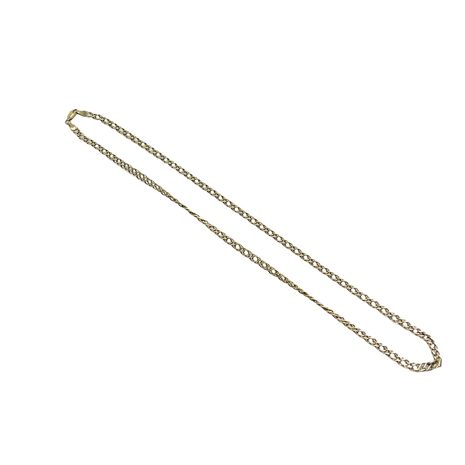 9ct Yellow Gold Plated Silver Filled Necklace
